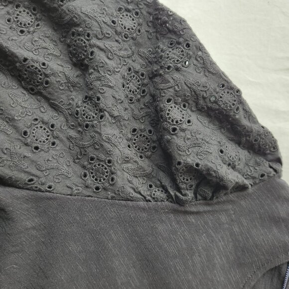 Boden Broderie Mix Jersey Midi Dress - Picture 9 of 12